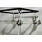 Fauceture Templeton 24" x 20-3/8" x 33-3/16" Acrylic Console Sink Legs, Nickel VAH282033SN - alternate 2